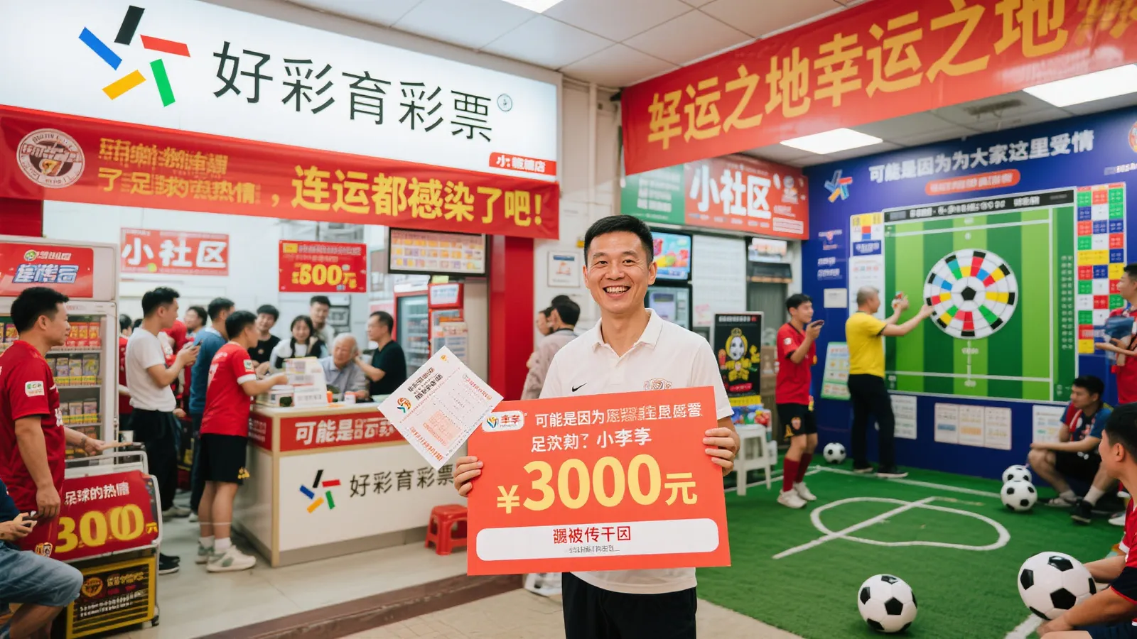 欧洲杯掀起“幸运热”，深圳球迷打造“惊喜”体彩店