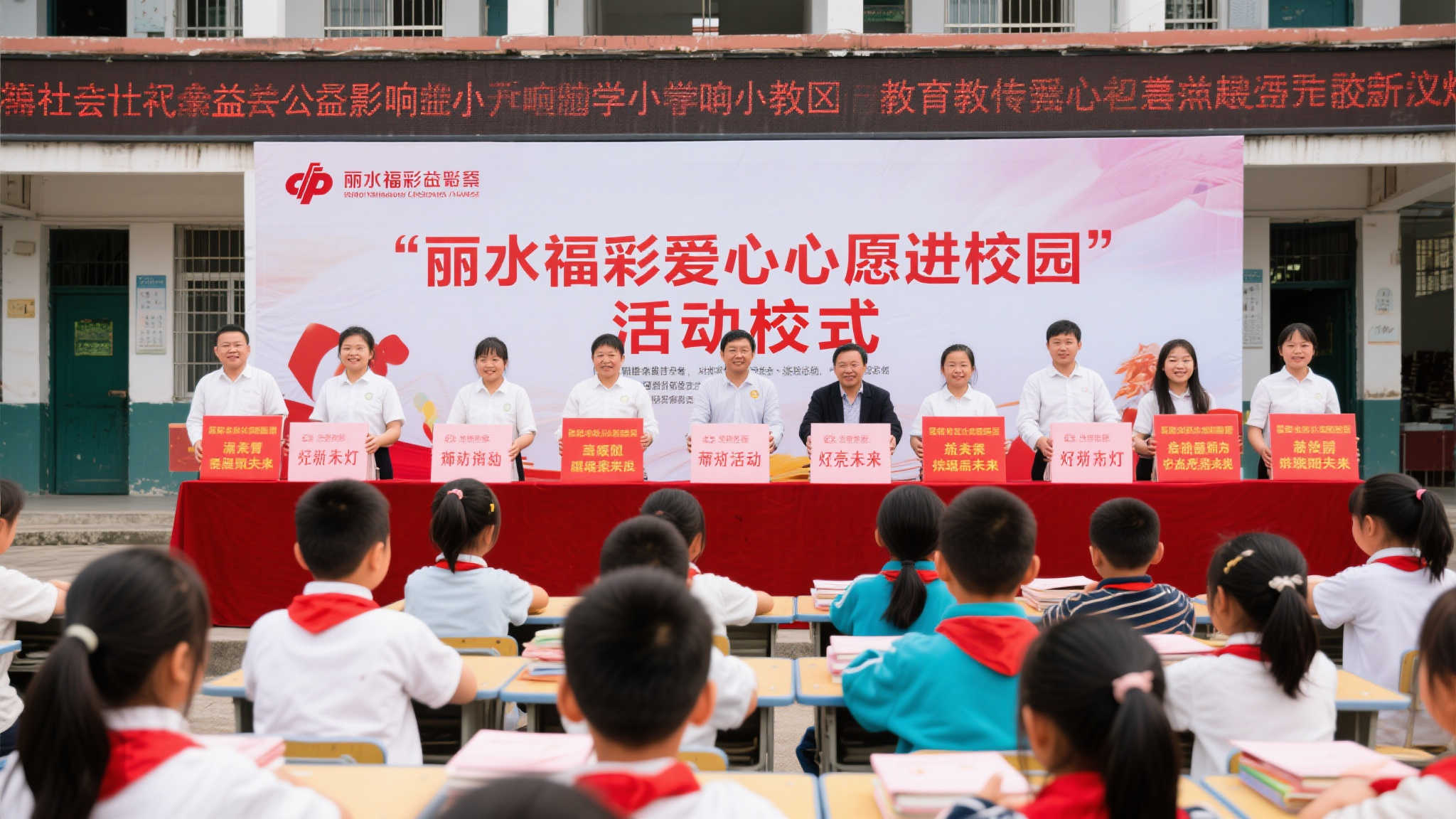 丽水福彩暖心助学圆梦校园