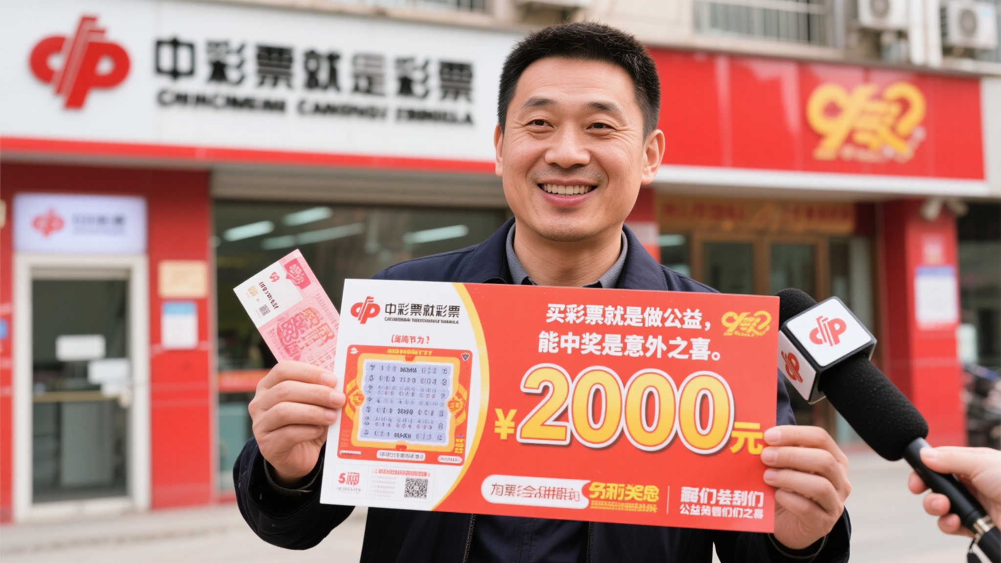 男子刮刮乐赢200万大奖：购彩即是献爱心